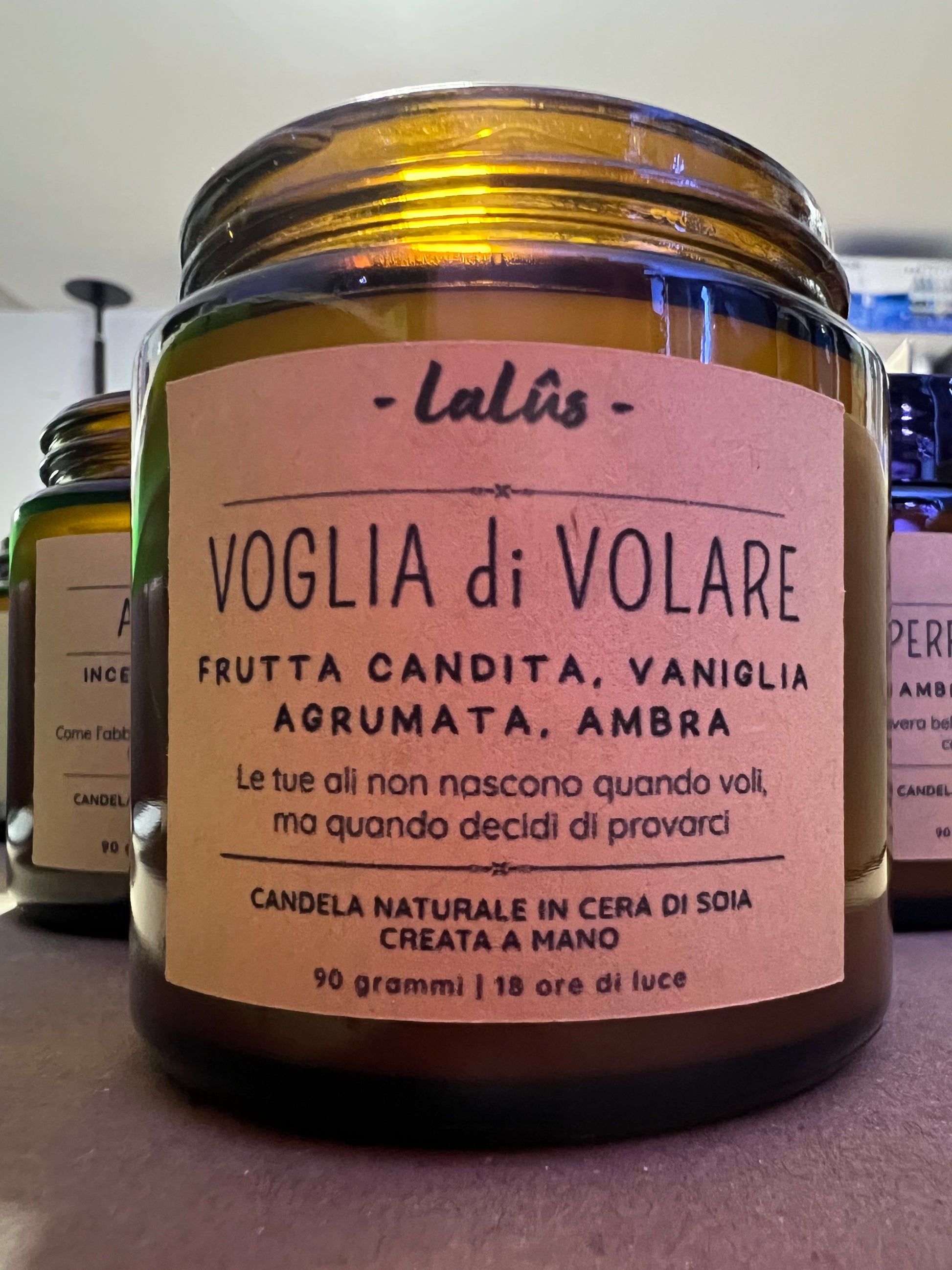 Voglia di Volare - Frutta candita, vaniglia aggrumata, ambra