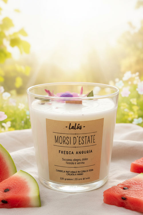Morsi d’Estate - Anguria fresca - LaLûs Naturalmente, Candele