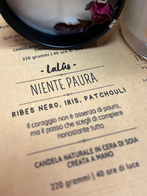 Niente Paura - Ribes nero, Iris, Patchouli